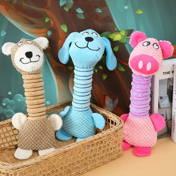 Best Pet Plush Chew Toys of Cute Dog Bear Pig - Image 2