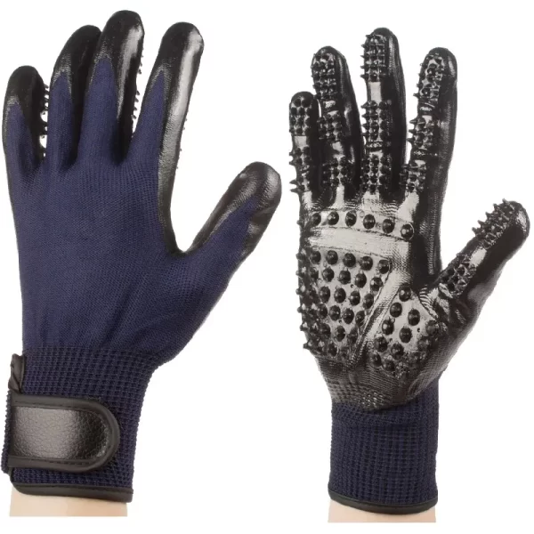 Pet Hair Removal Brush of Dog Cat Grooming Gloves - Image 2
