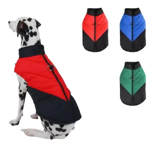 Padded Winter Warm Dog Clothes Waterproof Pet Vest