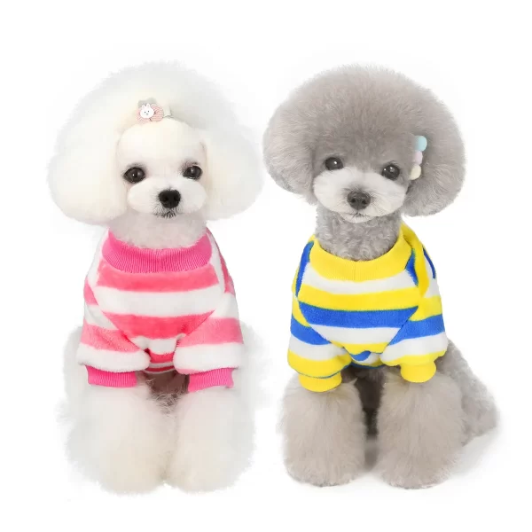 Fashion Warm Soft Velvet Fleece Coat Pet Dog Sweatshirt - Image 2