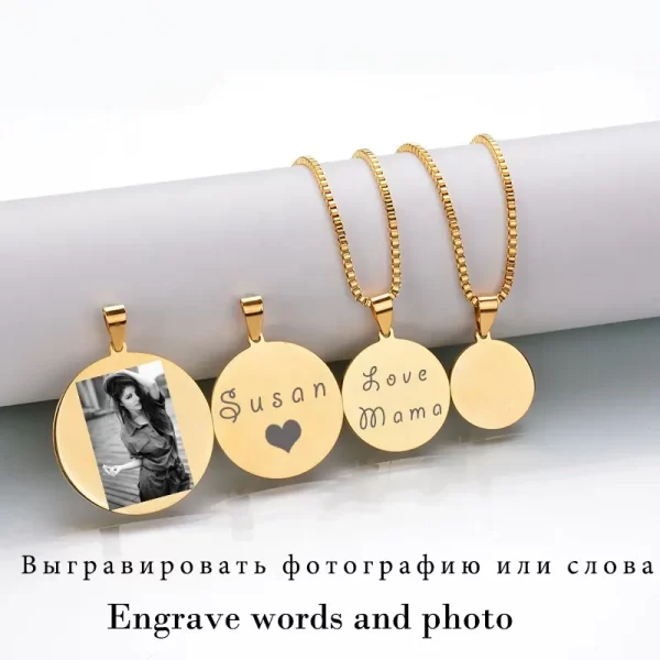 Personalized stainless steel name necklace - Image 5