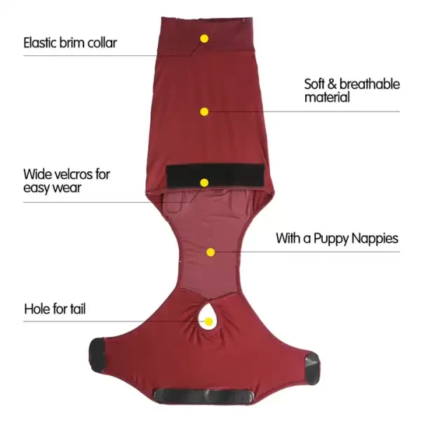 Dog Recovery Suit|MEDICAL PET SHIRT - Image 4