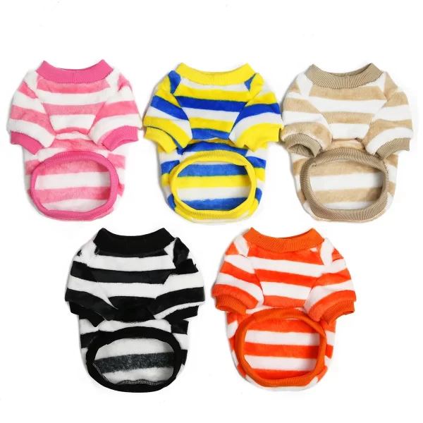 Fashion Warm Soft Velvet Fleece Coat Pet Dog Sweatshirt - Image 6