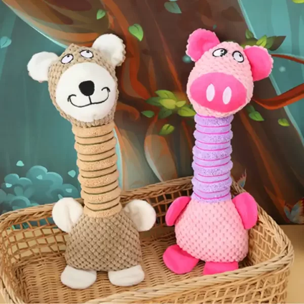 Best Pet Plush Chew Toys of Cute Dog Bear Pig - Image 3
