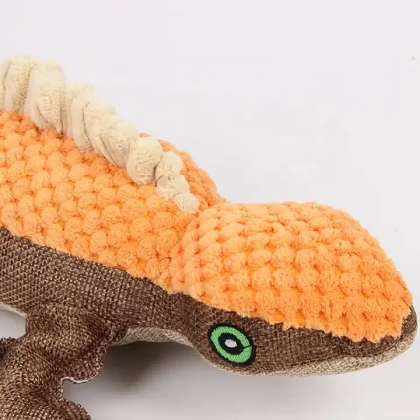 Cute Plush Stuffed Pet Chew Toys With Squeakers Lizard - Image 4