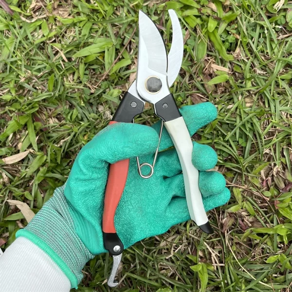 Garden pruning shears stainless steel blades handheld