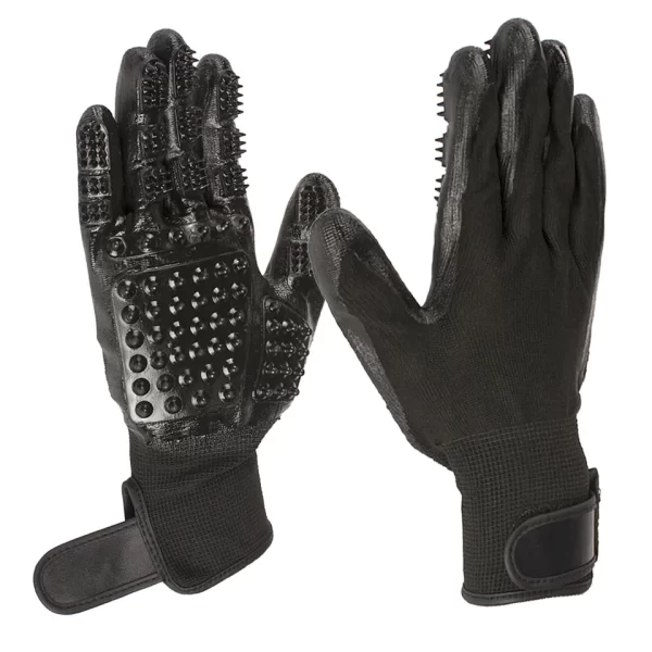 Pet Hair Removal Brush of Dog Cat Grooming Gloves - Image 3