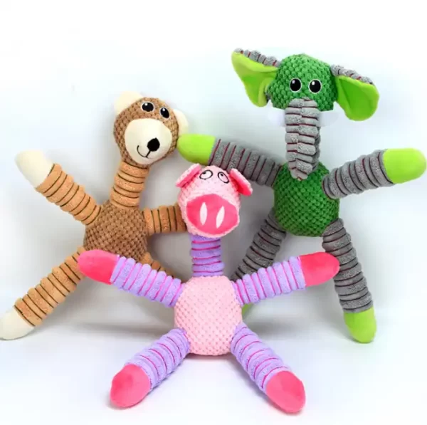 Best Pet Plush Chew Toys of Cute Elephant Bear Pig Toyes - Image 2
