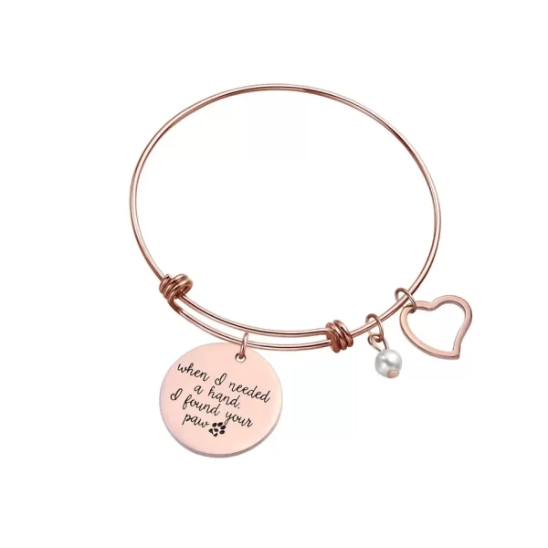 Multiple color bangle stainless steel engraved bracelet