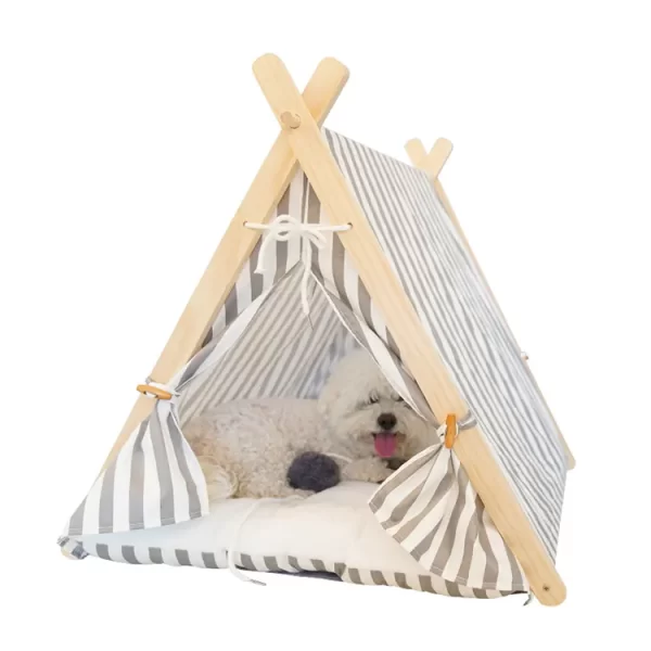 Pet Tent Durable Breathable Portable Indoor Cat Dog Soft Bed