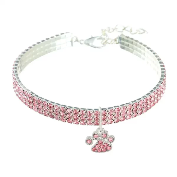 Dog Cat Necklace Diamond Pet Chain Cat Crystal Collar - Image 6