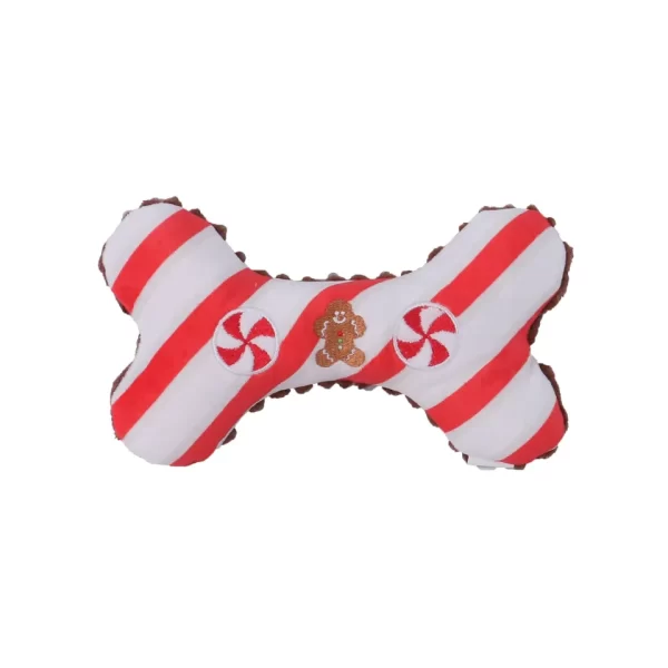 Wholesale Soft Chew Bone Dog Toy 8 inch for Christma - Image 5