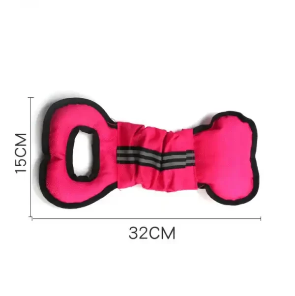 Stuffed Toy of Durable Squeaky Chew Toy Bone Shape - Image 5