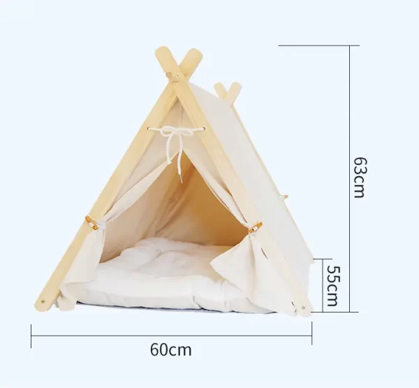 Pet Tent Durable Breathable Portable Indoor Cat Dog Soft Bed - Image 5