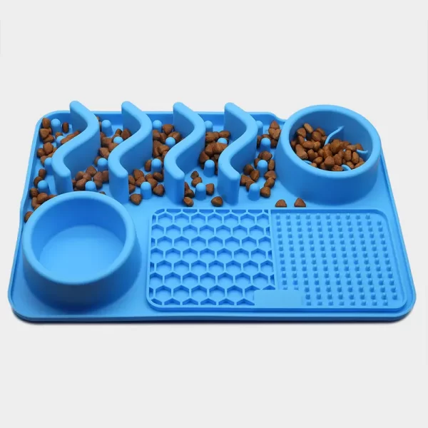 All-in-one Dog Food Mat Dog Bowl Water Feeder - Image 2