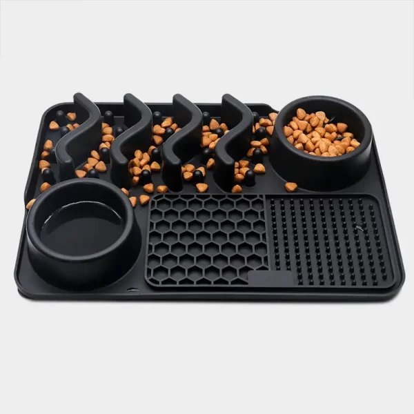 All-in-one Dog Food Mat Dog Bowl Water Feeder - Image 6